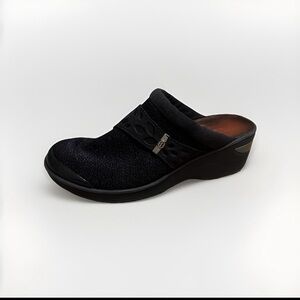 Bzees Women's Dolce Mule Clogs Size 8 Navy Blue Slip On Comfort Shoes Comfort